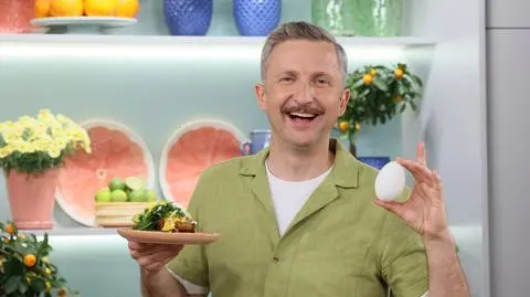 Piotr Kucharski w kuchni Dzień Dobry TVN
