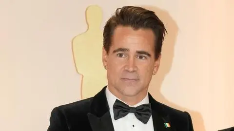 Oscary 2023. Colin Farrell na "czerwonym dywanie" z synem Henrym Tadeuszem