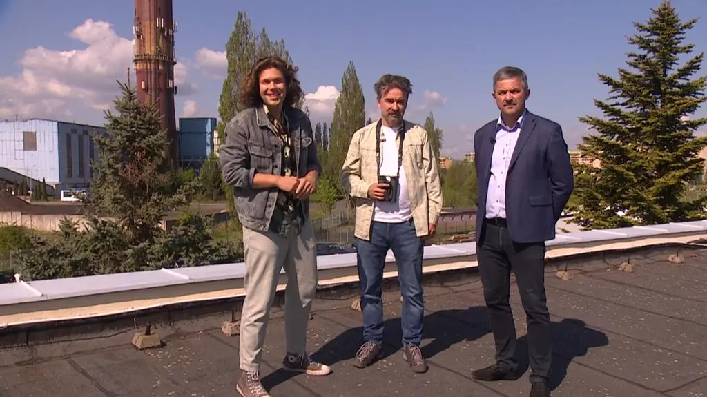 Piotr Wojtasik rozmawia z fotografem przyrody i dyrektorem ds. technicznych w Przedsiębiorstwie Energetyki Cieplnej w Wałbrzychu