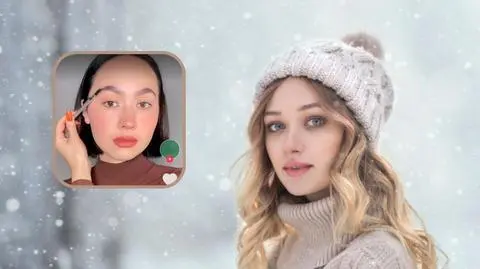 Ten makijaż z TikToka będzie hitem zimy. Czym jest "Cold Girl" make-up? 