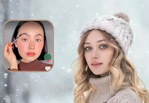 Ten makijaż z TikToka będzie hitem zimy. Czym jest "Cold Girl" make-up? 