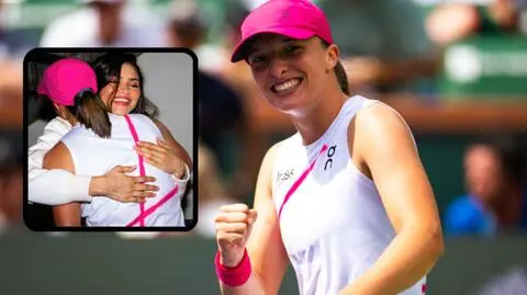 Indian Wells. Iga Świątek spotkała się z Zendayą