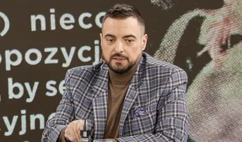 Tomasz Sekielski w studiu Dzień Dobry TVN