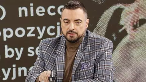 Tomasz Sekielski w studiu Dzień Dobry TVN
