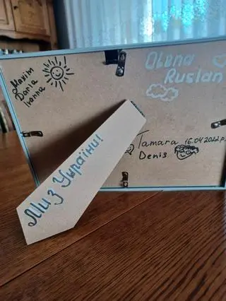 Prezent od dzieci z Ukrainy