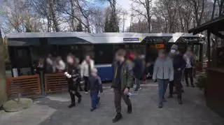 Dzieci ewakuowane z ukraińskich sierocińców.