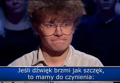 "Milionerzy". Jeśli dźwięk brzmi jak szczęk, to mamy do czynienia? Sprawdź, czy znałbyś odpowiedź