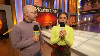 Sara James na planie "MasterChefa Juniora"