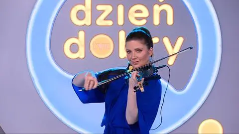 Ylo Violin. Skrzypaczka Ilona Perz-Golka na scenie Dzień Dobry TVN