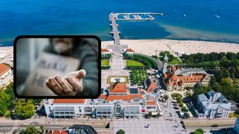 Sopot. Władze miasta ostrzegają przed osobami żebrzącymi. Czy dawać im pieniądze?