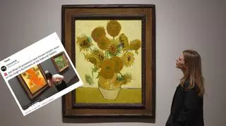 Incydent w Galerii Narodowej w Londynie. Aktywistki rzuciły zupą pomidorową w obraz van Gogha