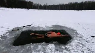 Dzikie pływanie Leszka Naziemca