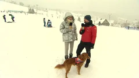 Diana Kautz i ratownik GOPR 