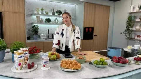 Lekkie, wiosenne dania na bazie napojów i jogurtów roślinnych. Przepisy Lary Gessler