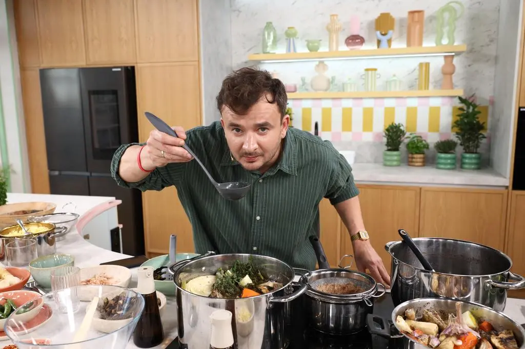 Grzegorz Zawierucha w kuchni Dzień Dobry TVN