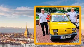 92-letni Sobiesław i 96-letni Longin dojechali Fiatem 126 p do Turynu. Trudno uwierzyć, ile zajęła im podróż