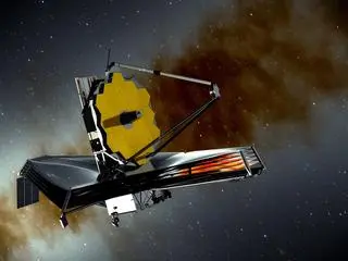 Teleskop Webba uchwycił gwiazdy systemu Wolf-Rayet 140