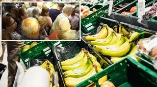 Polacy odczuwają inflację. W Łomży rozegrała się bitwa o banany