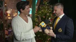 Filip Chajzer zaprezentował swojego misia 