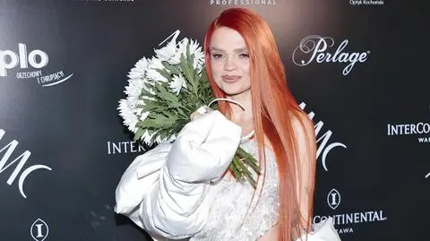 Margaret ćwiczy przed występem na Top of The Top Festival