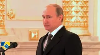 Władimir Putin oblany prawdziwą krwią Ukraińców