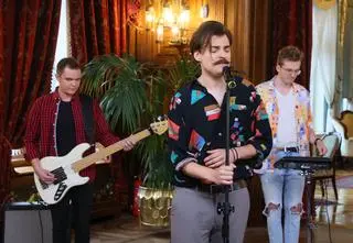 Wiktor Dyduła na wakacyjnej scenie Dzień Dobry TVN 