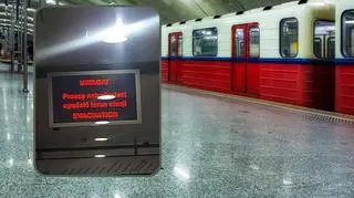Ewakuacja warszawskiego metra. Zamknięte stacje