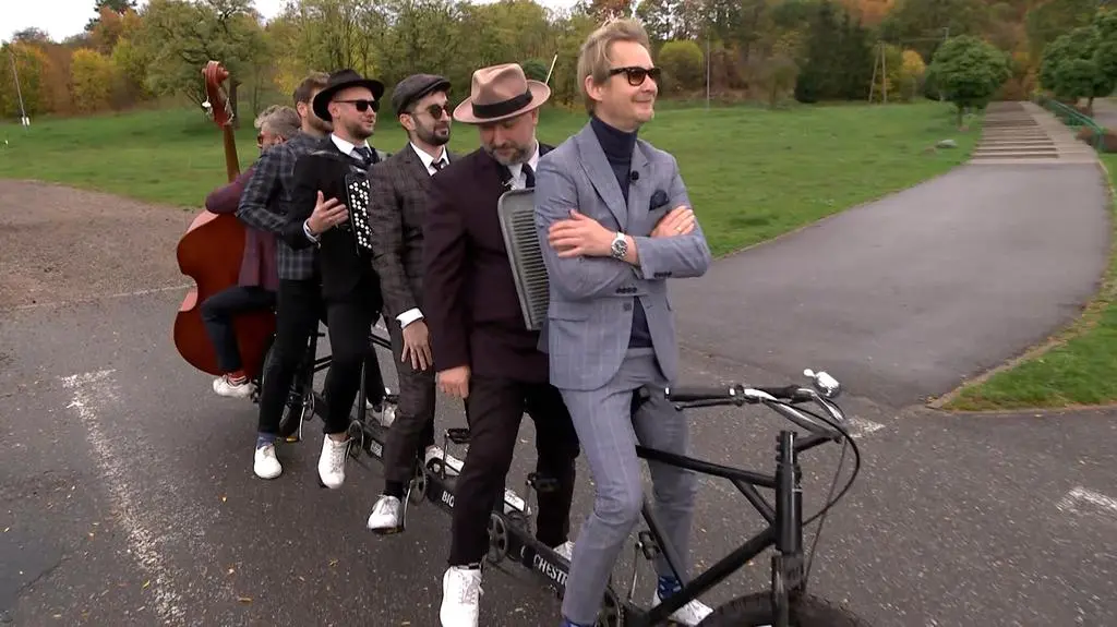 Orkiestra Na Dużym Rowerze w Dzień Dobry TVN.