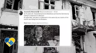 Przetrwała Holocaust, nie przeżyła wojny w Ukrainie. 91-latka zmarła w piwnicy domu w Mariupolu