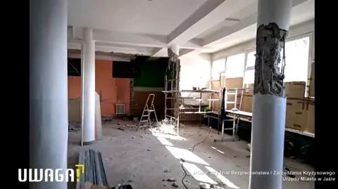 Usunięto filary nośne