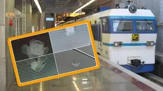 
Podpaski na monitoringu w irańskim metrze 