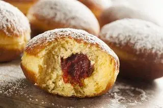 Wegańskie pączki pieczone