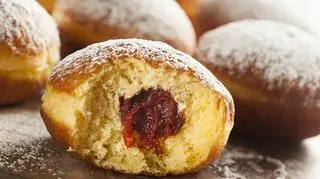 Wegańskie pączki pieczone
