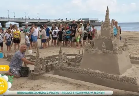 Budowanie zamków z piasku - relaks i rozrywka w jednym. Takich budowli na plaży nie widzieliście