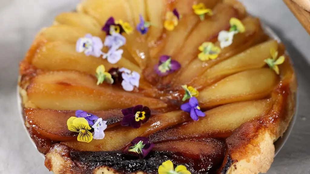 Gruszkowa tarta tatin