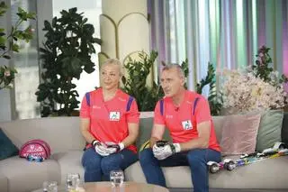 Pojechali do ołtarza na nartorolkach 