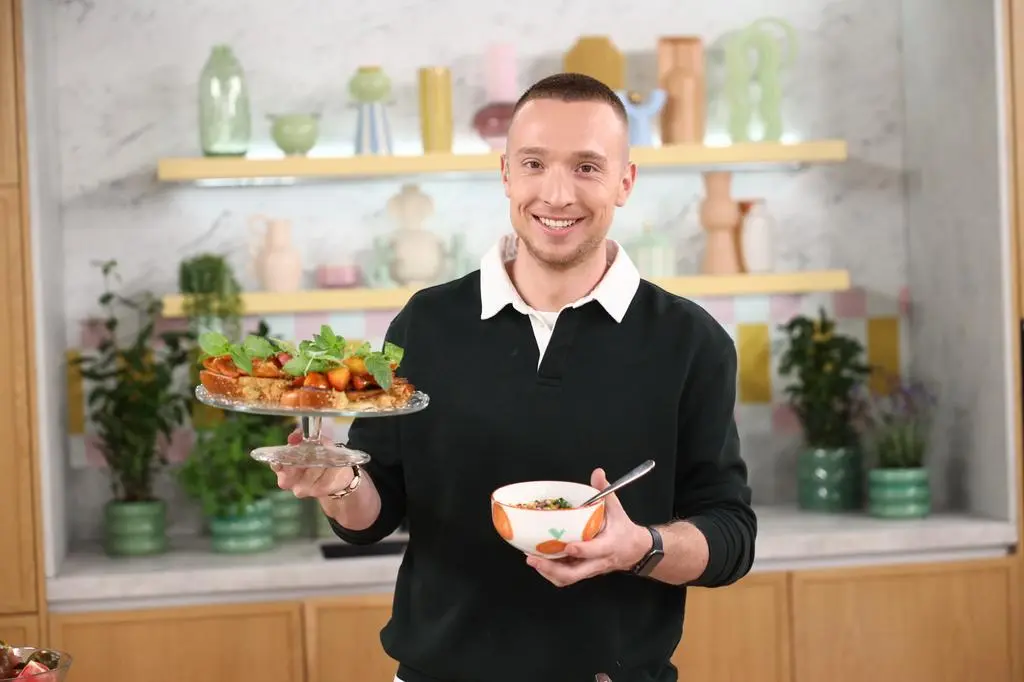Kacper Sproski w kuchni Dzień Dobry TVN