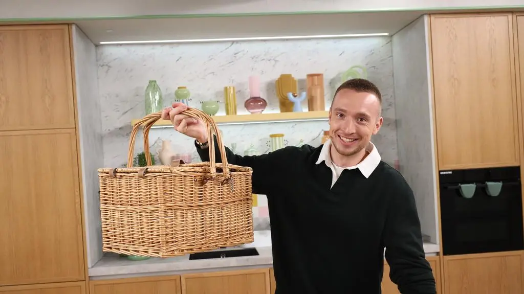 Kacper Sproski w kuchni Dzień Dobry TVN