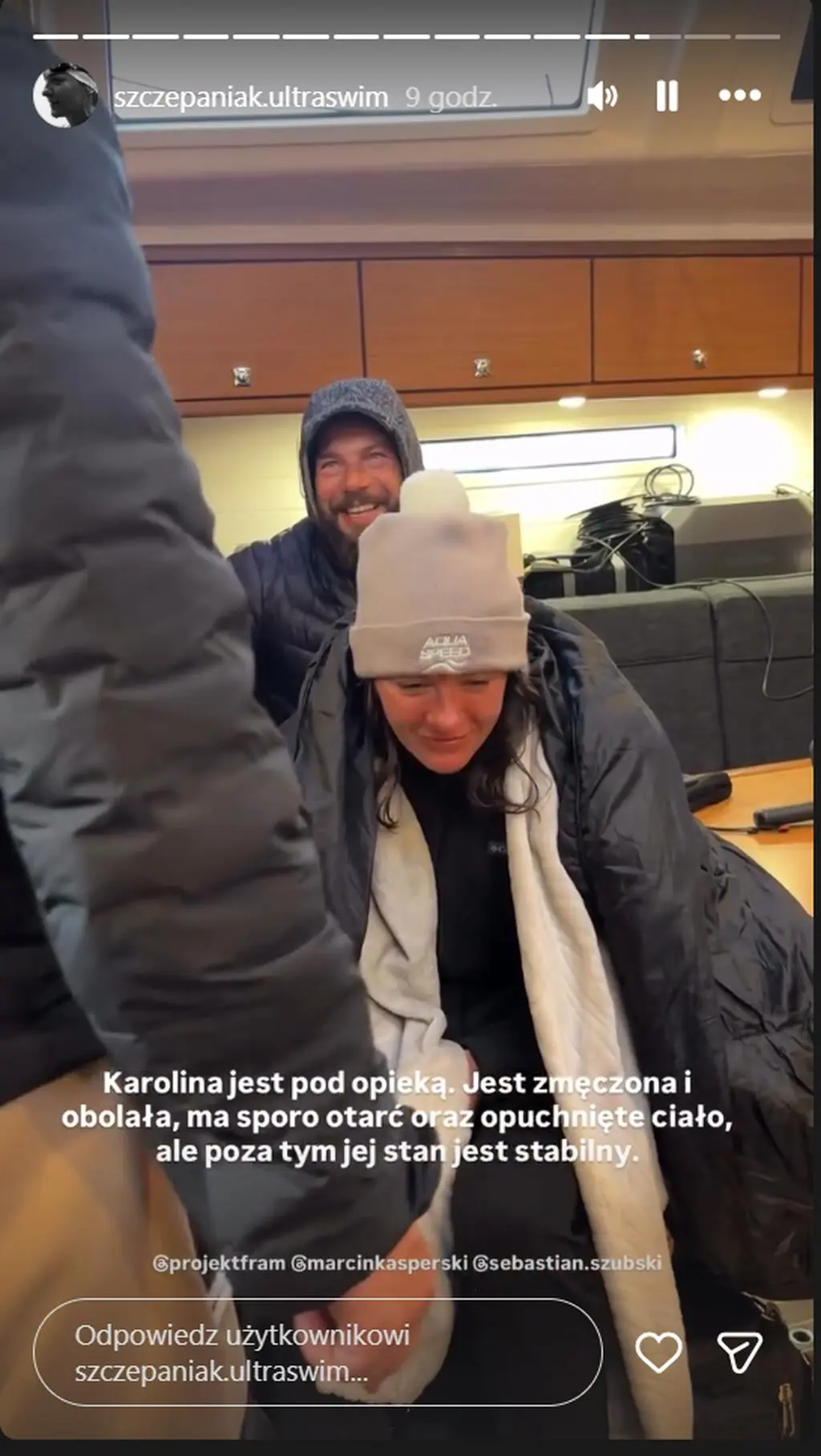 Karolina Szczepaniak zakończyła próbę przepłynięcia Bałtyku