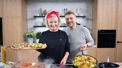 Jurorzy MasterChef Nastolatki w kuchni Dzień Dobry TVN. Co zgotowali Dorota Szelągowska i Tomek Jakubiak?