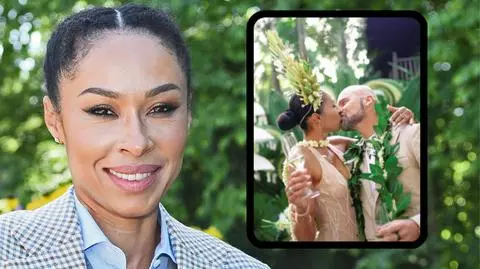 Omenaa Mensah pokazała romantyczne nagranie z uroczystości odnowienia przysięgi małżeńskiej