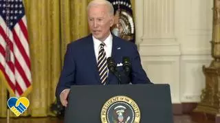 Joe Biden zapytany o to, czy Amerykanie powinni się obawiać wojny nuklearnej, odpowiedział krótko: "Nie"