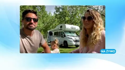 Rafał Maślak z rodziną na pierwszych wakacjach w kamperze