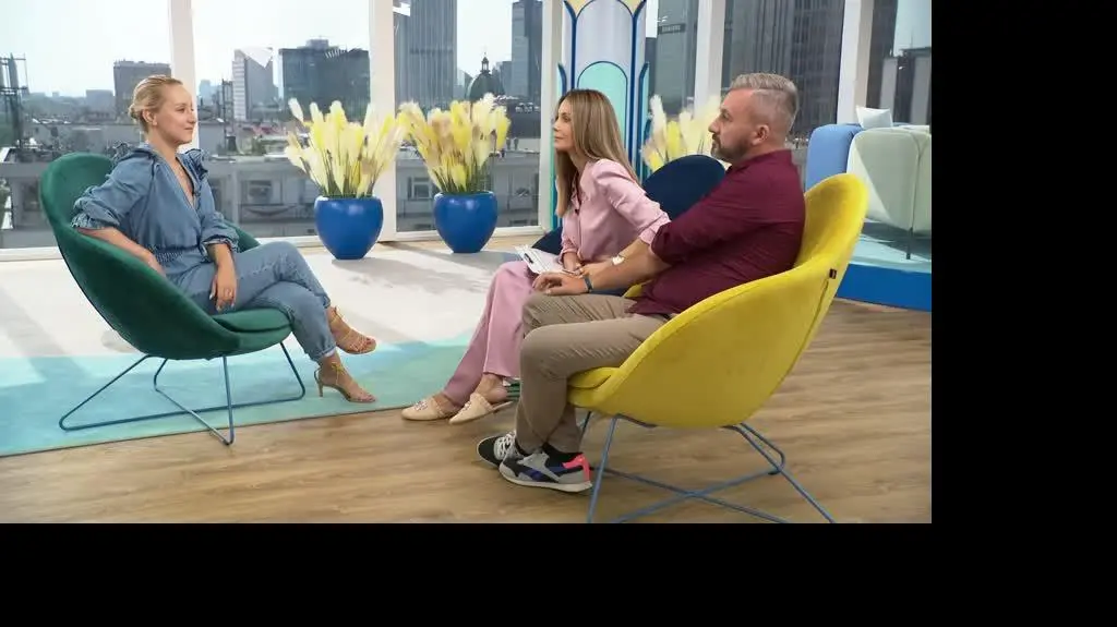 Małgorzata Rozenek-Majdan i Krzysztof Skórzyński w "Dzień Dobry TVN"
