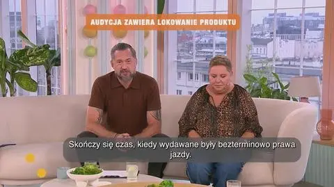 "Już nie prowadzę, bo nie czuję się na siłach" - napisy