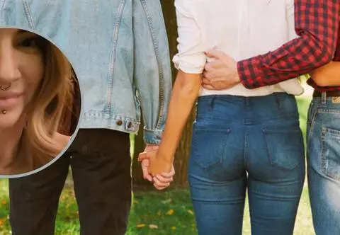 Żyje z dwoma mężczyznami i chwali się tym w sieci. "Zabrałam męża i chłopaka na kolację" 