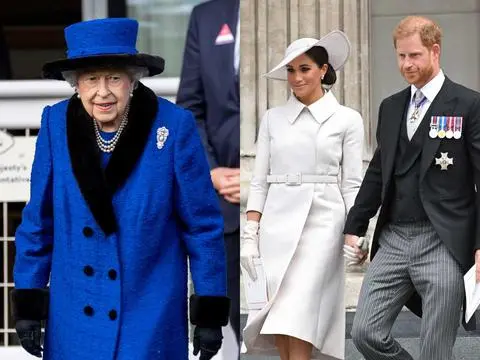 Królowa Elżbieta II, Meghan i Harry 