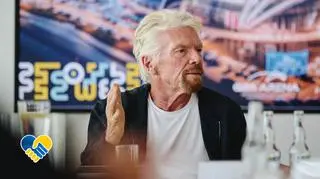 Richard Branson docenia wsparcie Polaków dla Ukrainy. "To jest przykład dla całego świata"