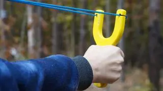 Napastnik próbował wciągnąć 8-latkę do lasu. Porwanie udaremnił jej brat strzelając z procy