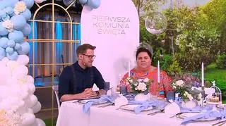 Przyjęcie komunijne w ogrodzie 